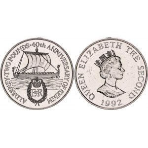 Alderney 2 Pounds 1992