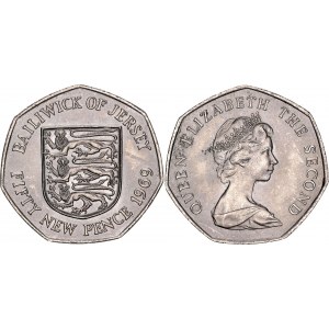 Jersey 50 New Pence 1969