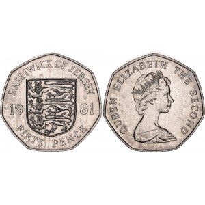 Jersey 50 Pence 1981
