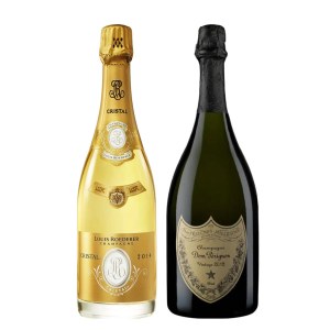 Various manufacturers, Louis Roederer Cristal, Dom Perignon, 2013-2015