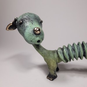 D.Z., Dog-Harmonica (Bronze, 40 cm wide)