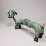D.Z., Dog-Harmonica (Bronze, 40 cm wide)