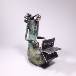 D.Z., To be or not to be (Bronze, height 29 cm)