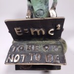 D.Z., Sein oder nicht sein (Bronze, H 29 cm)