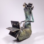 D.Z., Sein oder nicht sein (Bronze, H 29 cm)