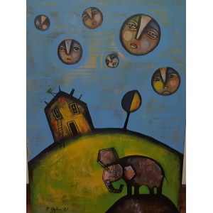 Piotr Sujka, Landscape with an Elephant