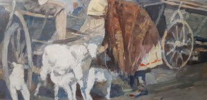 Franciszek Mrozek, Scena z owcami