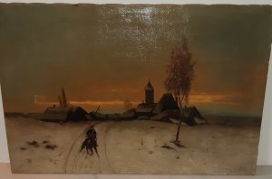 Johann Jungblut, Winter Scene