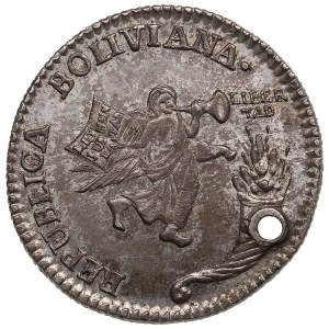 Bolivia (Potosi) 1 Sol monetary medal, 1839