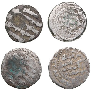 Ghaznavid AR Dirhams - Ibrahim (1), Bahramshah (3)