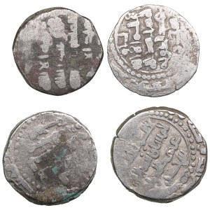 Ghaznavid AR Dirhams - Ibrahim (1), Bahramshah (3)