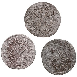 Riga, Kokenhusen (Archbishopric of Riga) AR Schilling 1563 - Wilhelm Markgraf von Brandenburg (1539-1563) (3)