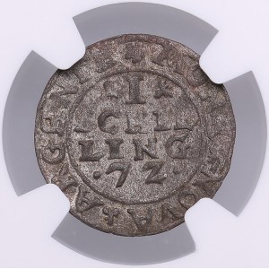 Dahlen (Poland) Schilling 1572 - NGC AU DETAILS