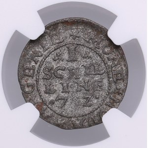 Dahlen (Poland) Schilling 1572 - NGC AU DETAILS