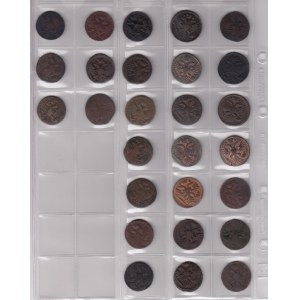 Collection of Russian coins: Denga 1730-1754 (27) - Anna Ioannovna (1730-1740)