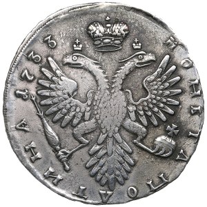 Russia Poltina 1733 - Anna Ioannovna (1730-1740)