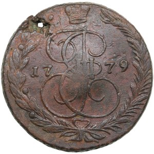 Russia 5 Kopecks 1779 EM - Mint Error - Catherine II (1762-1796)