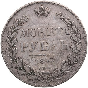 Russia Rouble 1843 СПБ-АЧ - Nicholas I (1825-1855)