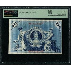 Germany (Imperial) 100 Mark 1908 - PMG 58 EPQ Choice About Unc