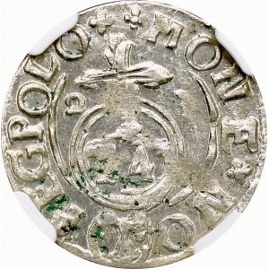 Zygmunt III Waza, Półtorak 1623 Bydgoszcz - + w legendzie rewersu NGC MS62