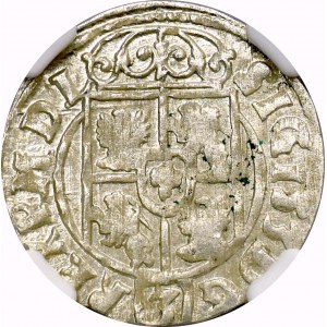 Zygmunt III Waza, Półtorak 1623 Bydgoszcz - + w legendzie rewersu NGC MS62