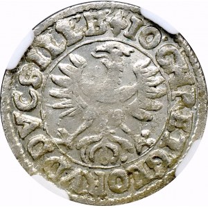 Śląsk, 3 krajcary 1618 Legnica - Brzeg - NGC MS63