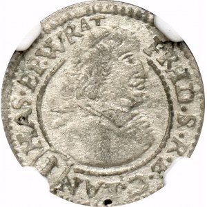 Śląsk, 1 Krajcar 1681 Nysa - NGC XF DET