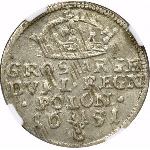 Jan II Kazimierz, Dwugrosz 1651 Wschowa - NIEOPISANY NGC AU55