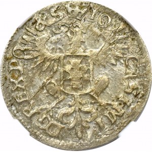 Jan II Kazimierz, Dwugrosz 1651 Wschowa - NIEOPISANY NGC AU55