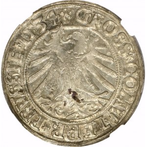 Zygmunt I Stary, Grosz 1534 Toruń - PRVSSIE/PRVSSIE NGC MS63