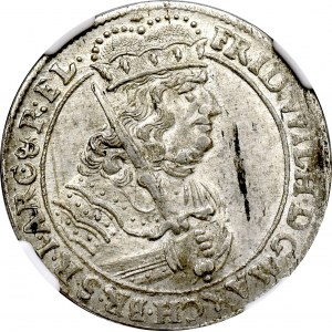 Prusy Książęce, Fryderyk III, Ort 1682 Królewiec - NGC MS63