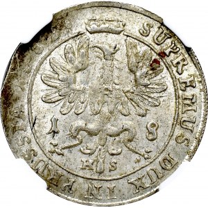 Prusy Książęce, Fryderyk III, Ort 1682 Królewiec - NGC MS63