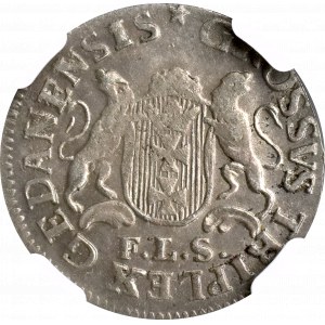 Stanisław August Poniatowski, Trojak 1766 Gdańsk - NGC MS61