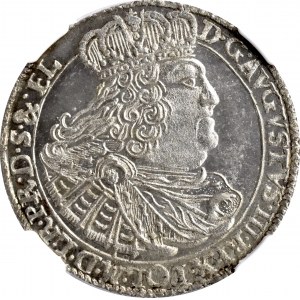 August III Sas, Ort 1760 Gdańsk REOE - NGC MS64