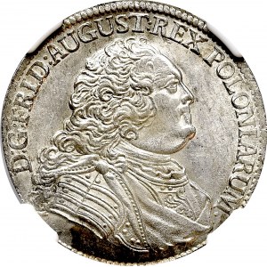 August III Sas, 1/3 Talara 1756 FWoF - NGC MS62