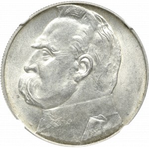 II Rzeczpospolita, 10 złotych 1939 Piłsudski - NGC MS64