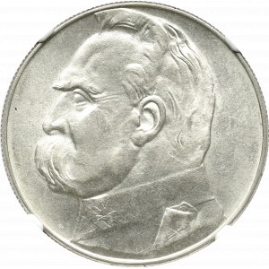 II Rzeczpospolita, 10 złotych 1936 Piłsudski - NGC MS64+