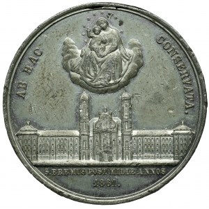 Szwajcaria, Medal 1861 cyna - Saint Eremus