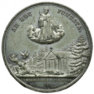 Szwajcaria, Medal 1861 cyna - Saint Eremus