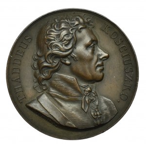 USA, Medal Kościuszko seria sławnych postaci Duranda 1818