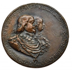 Polska, Medal Władysław IV - brąz kopia kolekcjonerska