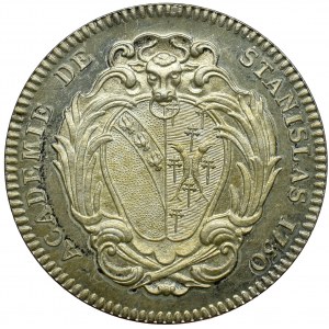 Polska, medal Akademii Stanisławowskiej 1750 srebro