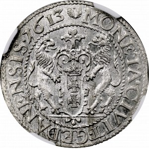 Zygmunt III Waza, Ort 1613 Gdańsk - NGC MS62 
