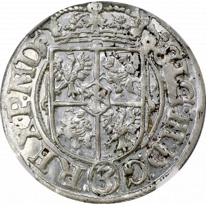 Zygmunt III Waza, Półtorak 1620 Ryga - kropki przy dacie NGC UNC