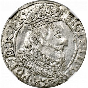 Zygmunt III Waza, Grosz 1627 Gdańsk - NGC MS63