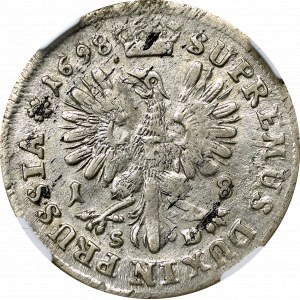 Prusy Książęce, Fryderk III, Ort 1682 Królewiec - NGC MS61