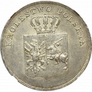 Powstanie Listopadowe, 5 Złotych 1831 KG - NGC MS61