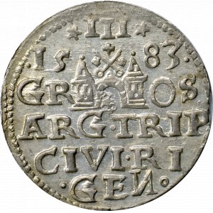Stefan Batory, Trojak 1583 Ryga 