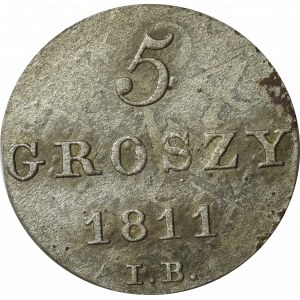 Księstwo Warszawskie, 5 Groszy 1811 IB 