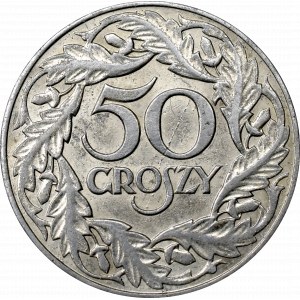 II Rzeczpospolita, 50 Groszy 1938 Żelazo niklowane